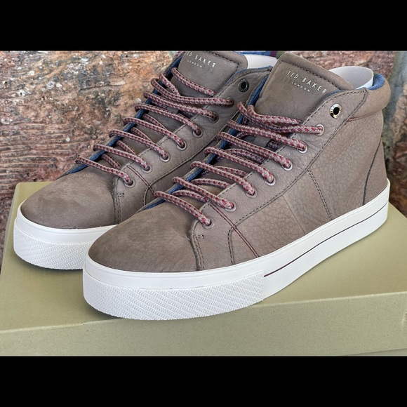Ted Baker London Perick Leather High-Top Sneakers - Picture 11 of 14